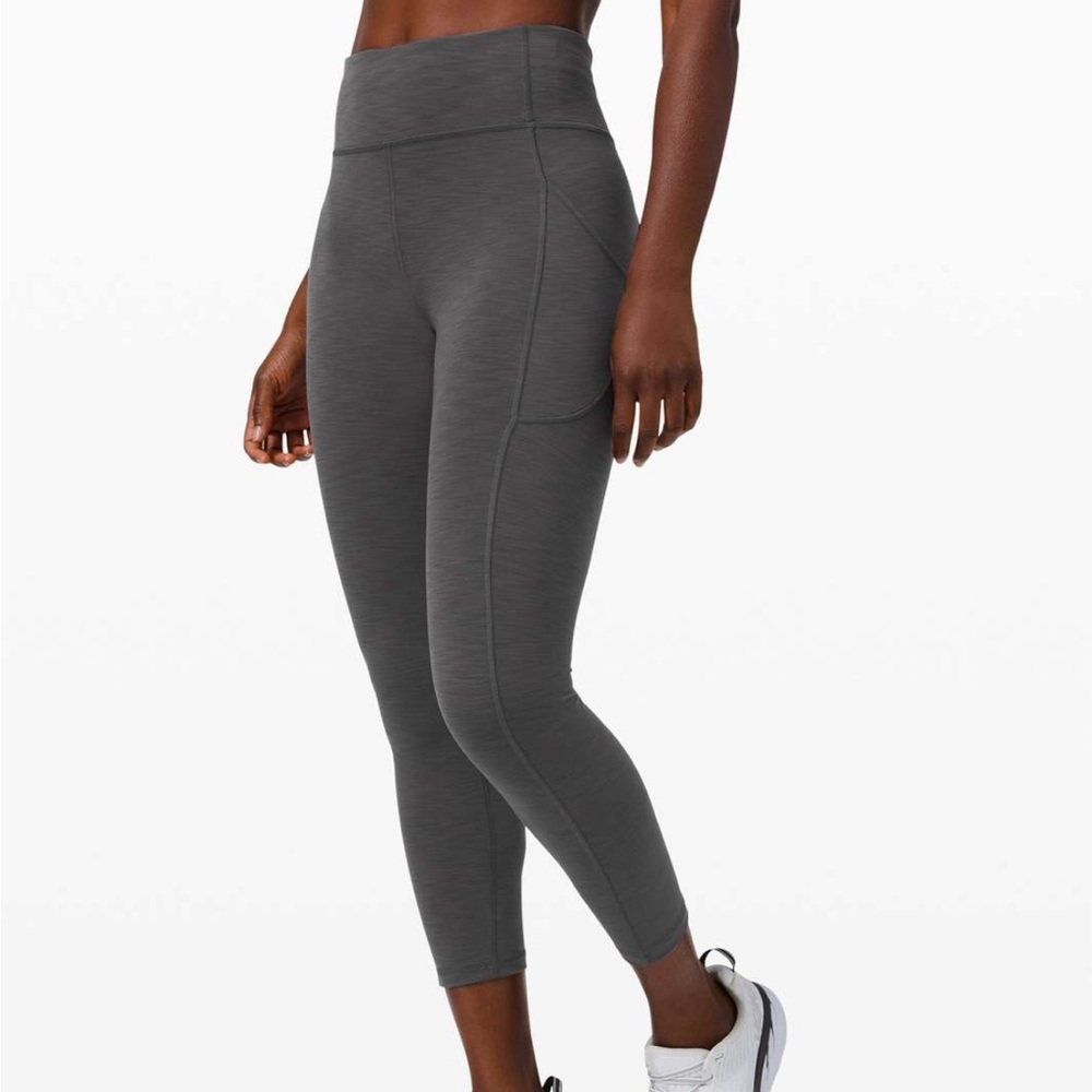 Lululemon Invigorate High-Rise Tight 25" Heathered Graphite Grey